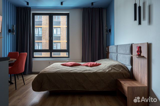 

Квартира-студия, 27 м², 1 кровать