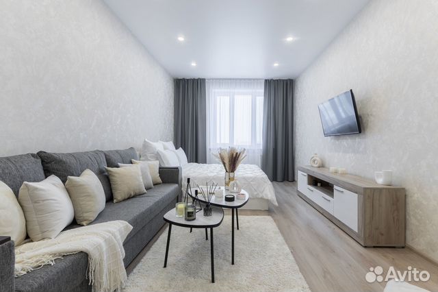 

1-к. квартира, 42 м², 2 кровати