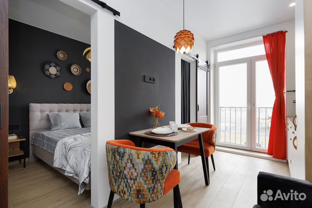 

1-к. квартира, 30 м², 2 кровати
