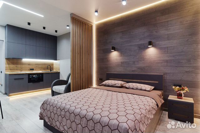 

Квартира-студия, 25 м², 2 кровати
