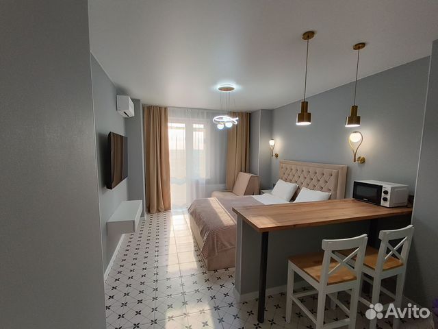 

Квартира-студия, 29 м², 2 кровати