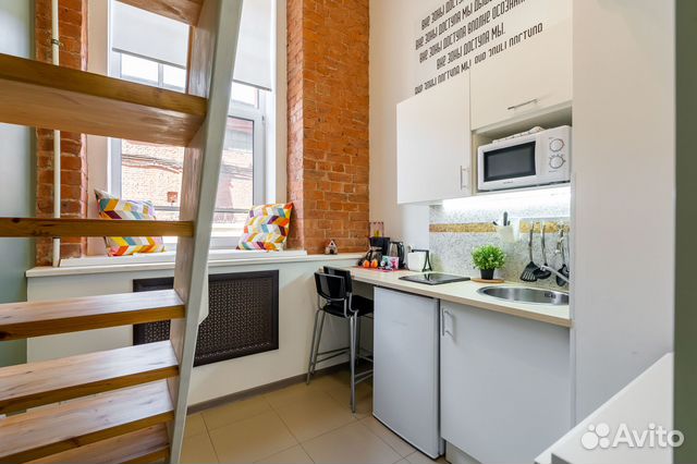 

Квартира-студия, 18 м², 2 кровати
