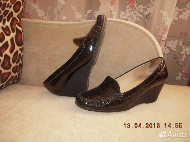 Туфли на танкетке, р.37 Туфли на танкетке, р.37