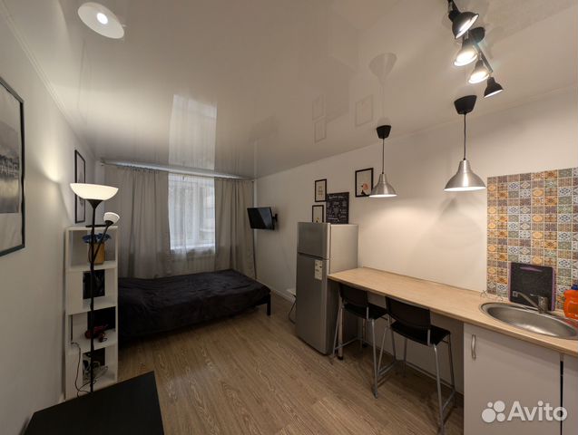 

Квартира-студия, 19 м², 2 кровати