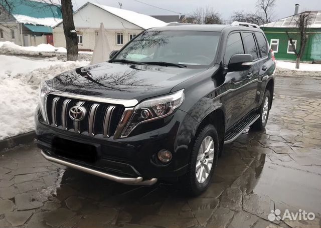 Рейлинги на крышу Toyota Land Cruiser Prado 150 Рейлинги на крышу Toyota Land Cruiser Prado 150