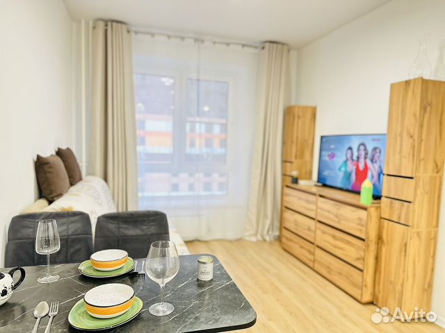 

1-к. квартира, 35 м², 2 кровати