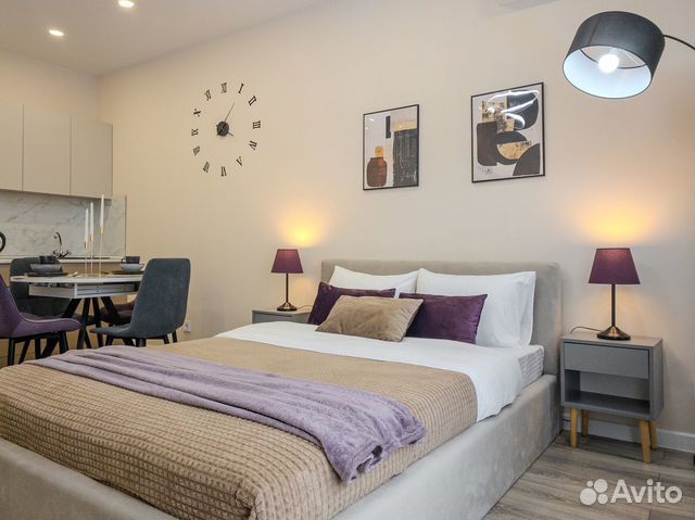

Квартира-студия, 35 м², 2 кровати