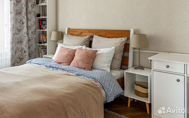 

1-к. квартира, 56 м², 2 кровати
