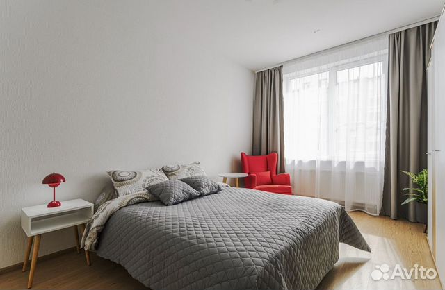 

1-к. квартира, 34 м², 2 кровати
