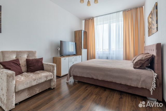 

1-к. квартира, 34,6 м², 2 кровати