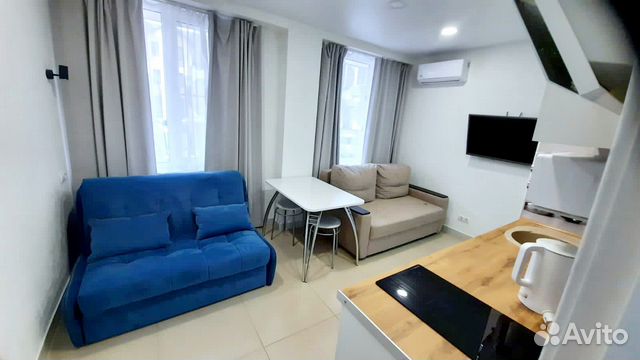 

Квартира-студия, 22 м², 2 кровати