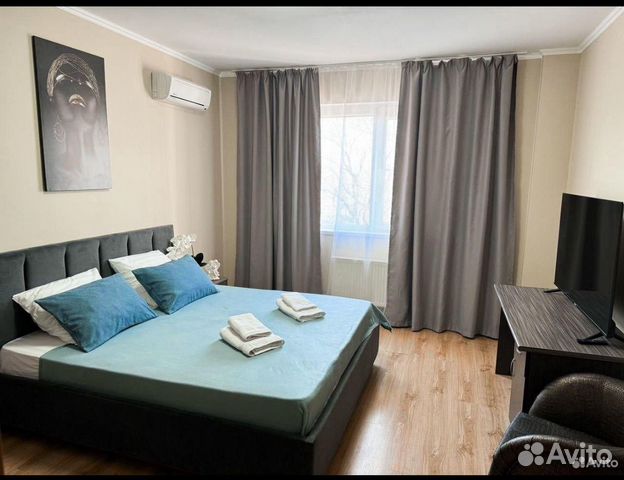 

1-к. квартира, 39 м², 2 кровати