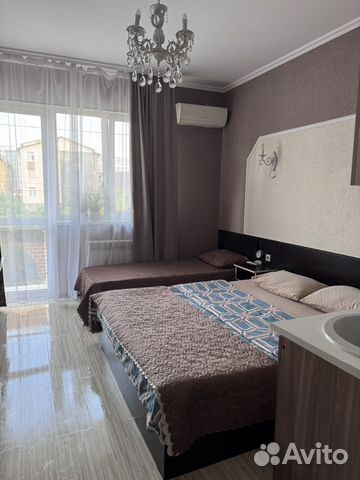 

Квартира-студия, 30 м², 2 кровати
