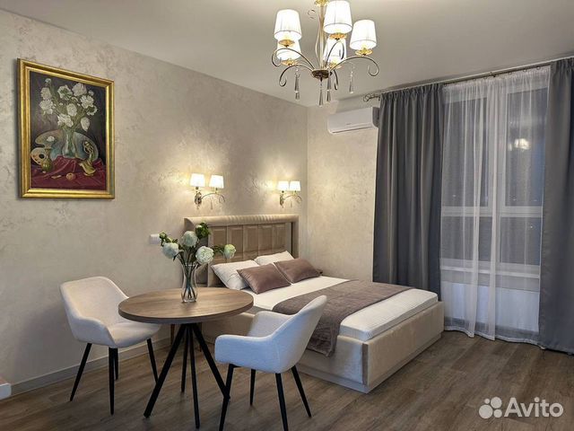 

Квартира-студия, 30 м², 1 кровать
