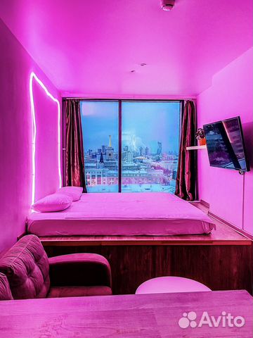 

Квартира-студия, 27 м², 2 кровати