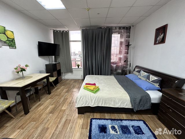 

Квартира-студия, 30 м², 2 кровати