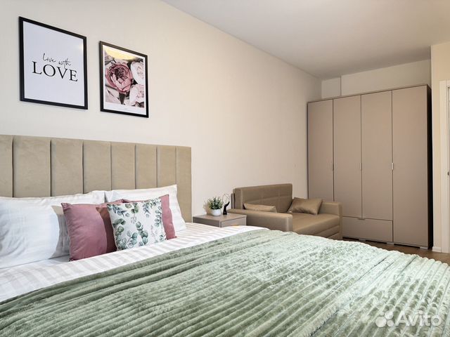 

1-к. квартира, 35 м², 2 кровати