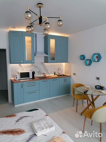 

Квартира-студия, 28 м², 2 кровати