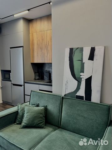 

1-к. квартира, 45,6 м², 2 кровати