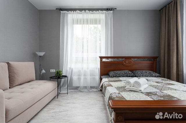 

1-к. квартира, 34 м², 2 кровати
