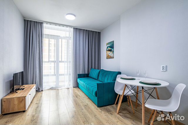 

1-к. квартира, 40 м², 2 кровати
