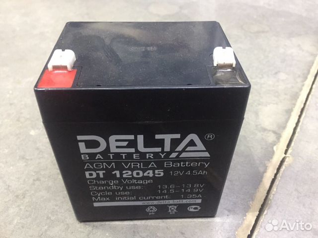 Аккумулятор delta 12045