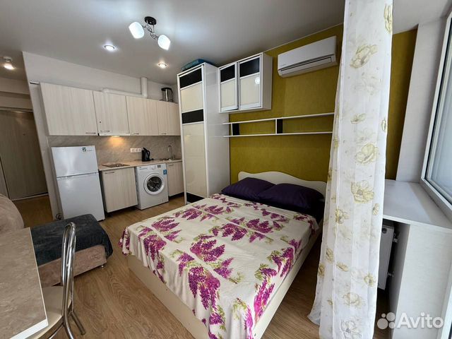 

Квартира-студия, 24 м², 2 кровати