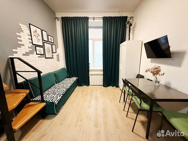 

Квартира-студия, 20 м², 2 кровати