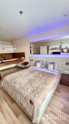 

Квартира-студия, 30 м², 1 кровать
