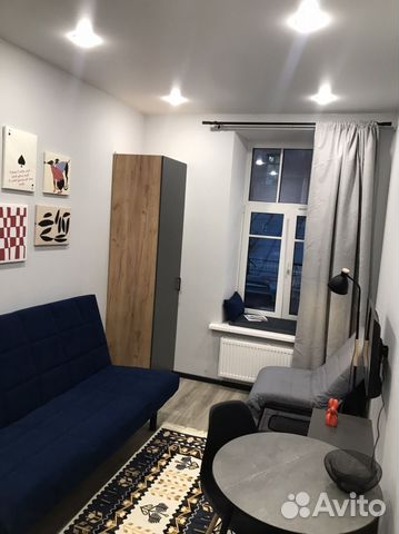 

Квартира-студия, 17 м², 2 кровати
