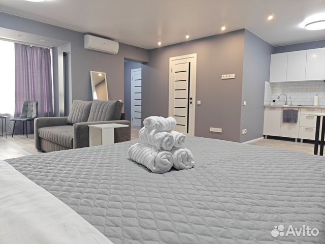 

Квартира-студия, 45 м², 2 кровати