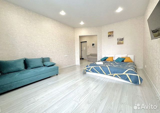 

1-к. квартира, 46 м², 2 кровати