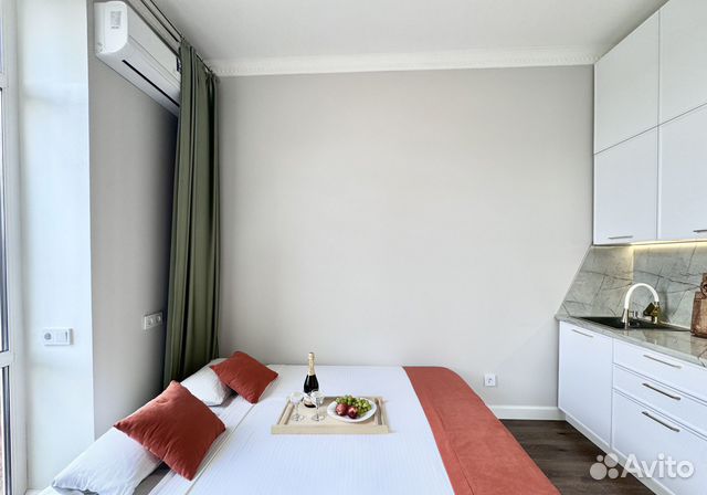 

Квартира-студия, 23 м², 2 кровати