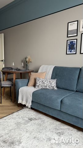 

1-к. квартира, 45,2 м², 2 кровати