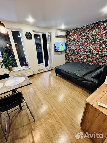 

Квартира-студия, 25 м², 1 кровать