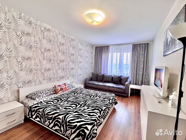 

1-к. квартира, 40 м², 3 кровати