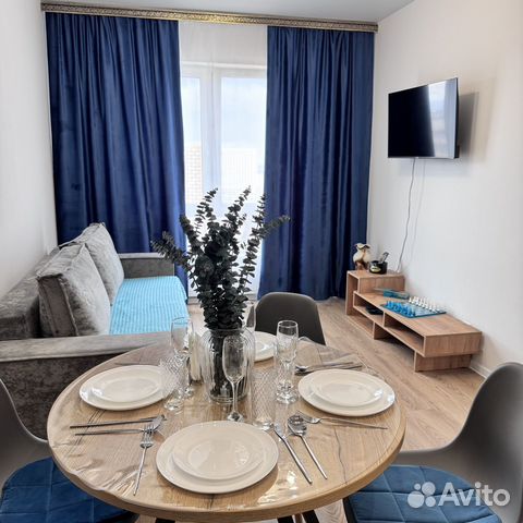 

1-к. квартира, 34 м², 2 кровати