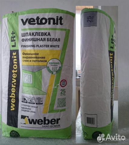 weber vetonit lr plus 25 кг