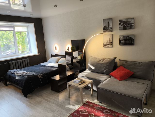 

Квартира-студия, 30 м², 2 кровати