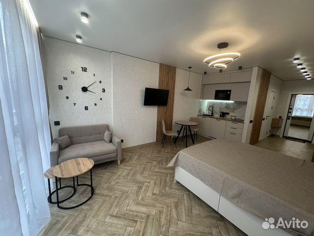 

Квартира-студия, 33 м², 2 кровати