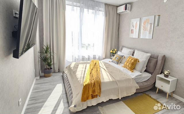

1-к. квартира, 44 м², 1 кровать