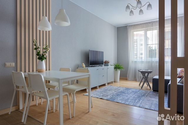 

1-к. квартира, 53 м², 2 кровати