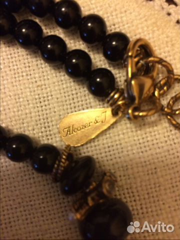 Ожерелье Alcozer с агатом, рубинами, гранатами Ожерелье Alcozer с агатом, рубинами, гранатами