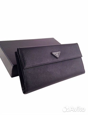 Кожаный клатч, кошелек унисекс Prada арт.884-1 Кожаный клатч, кошелек унисекс Prada арт.884-1