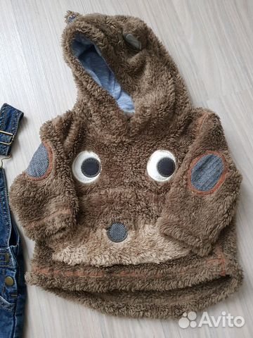 Next Джинсовый комбинезон и толстовка Next Джинсовый комбинезон и толстовка