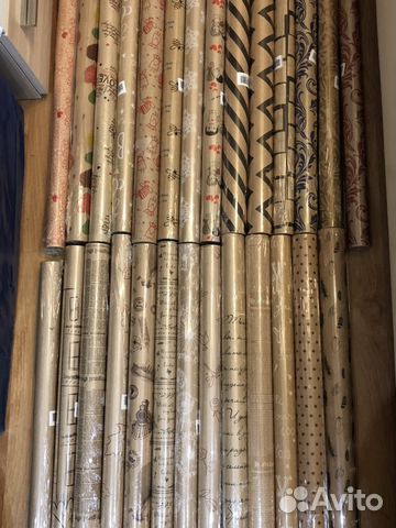 Бумага упаковочная подарочная крафт новая к праздн Бумага упаковочная подарочная крафт новая к праздн