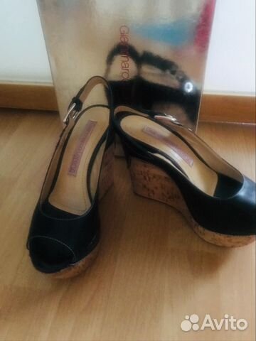 Новые босоножки на танкетке Gianmarco Lorenzi