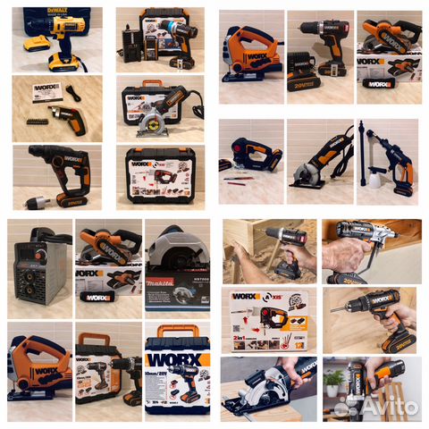 Новые инструменты Worx, Makita, Bosch, SATA