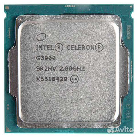 Процессор Intel Celeron G3900 2,80Ghz/2Mb Box