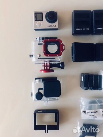 GoPro Hero 4black + комплект аксессуаров